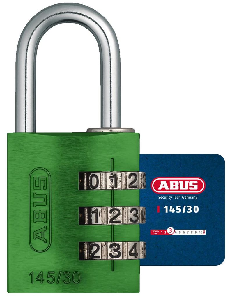 Lucchetto Abus 145/30 verde Lock-Tag 30 mm Immagine del prodotto 