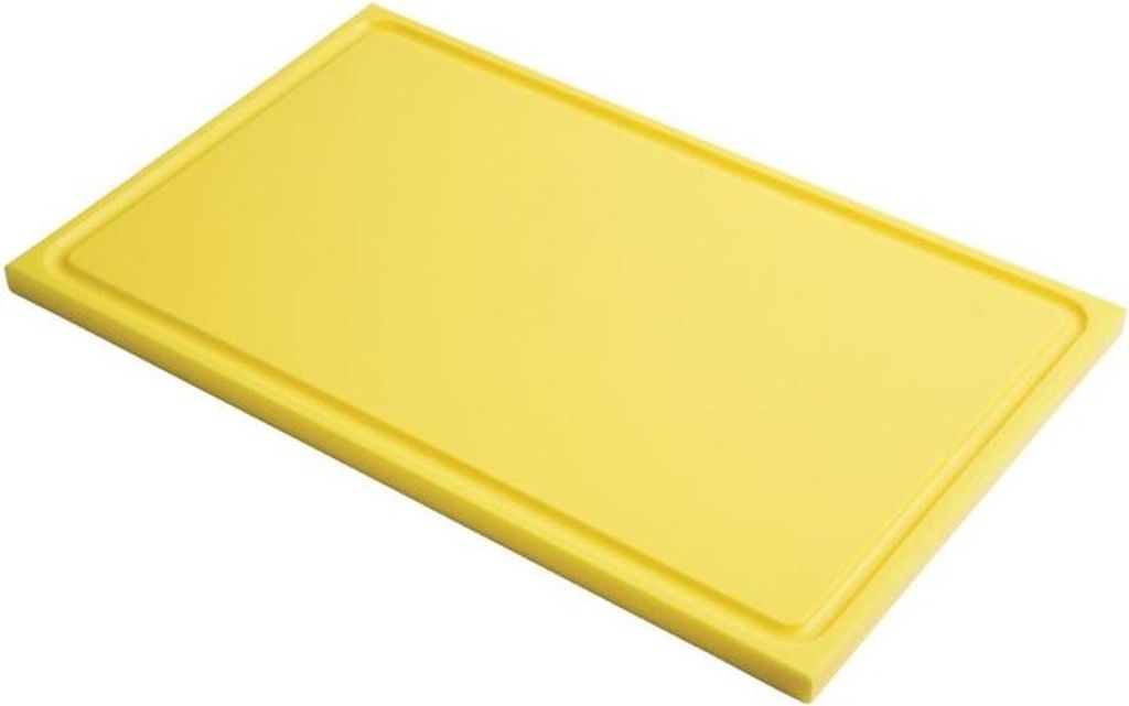 Gastro M Schneidebrett Mit Saftrille Gn1/1 Gelb