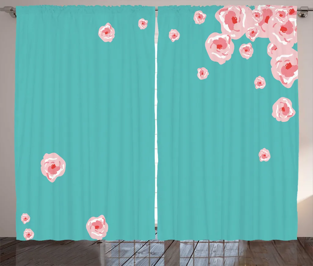 Rideaux Anti-Vis-à-Vis Déco Romantique 280x225 cm pour Salon et Fenêtre