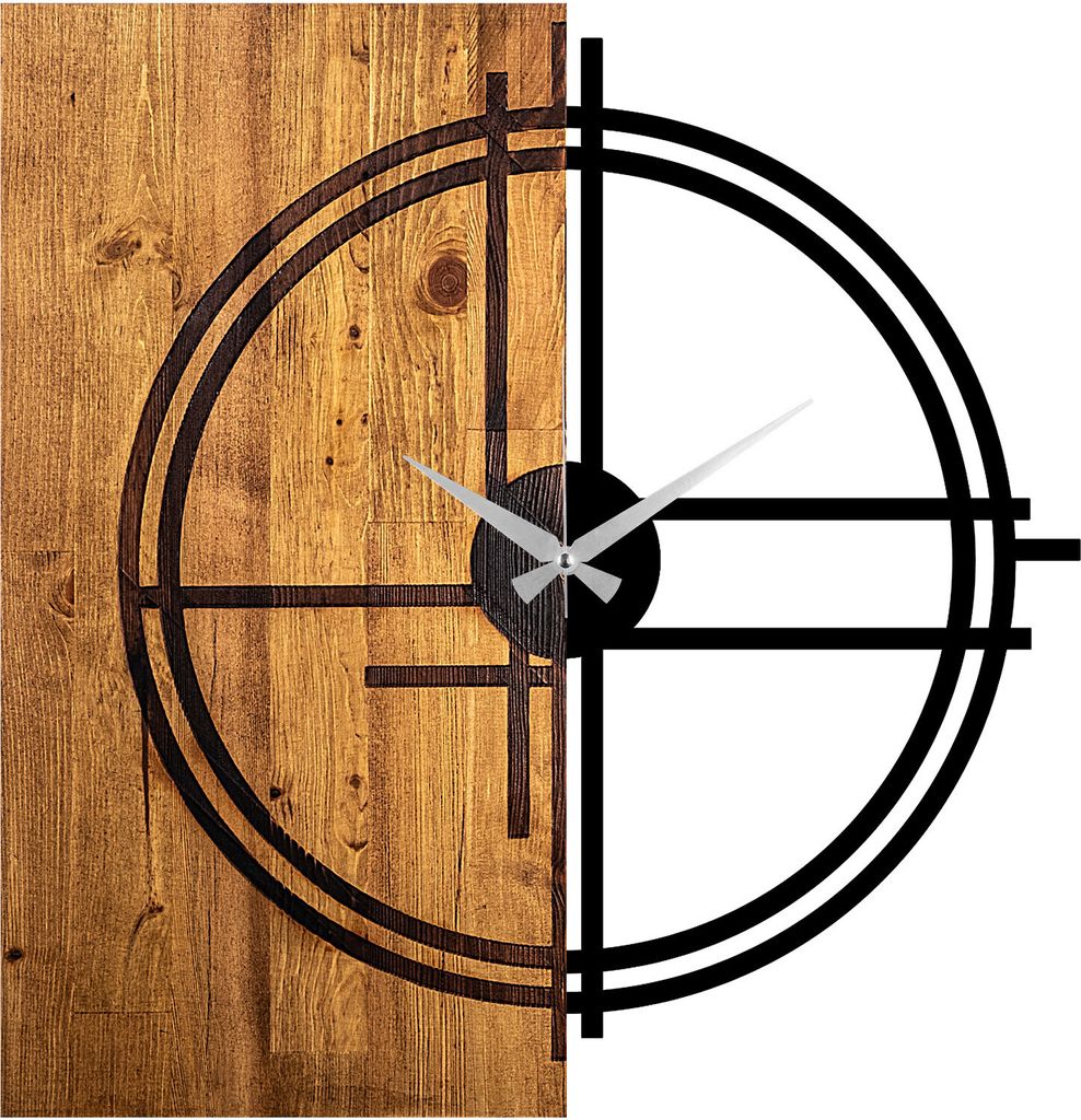 Opviq, Orologio in legno 38, orologi da parete, legno di Immagine del prodotto 