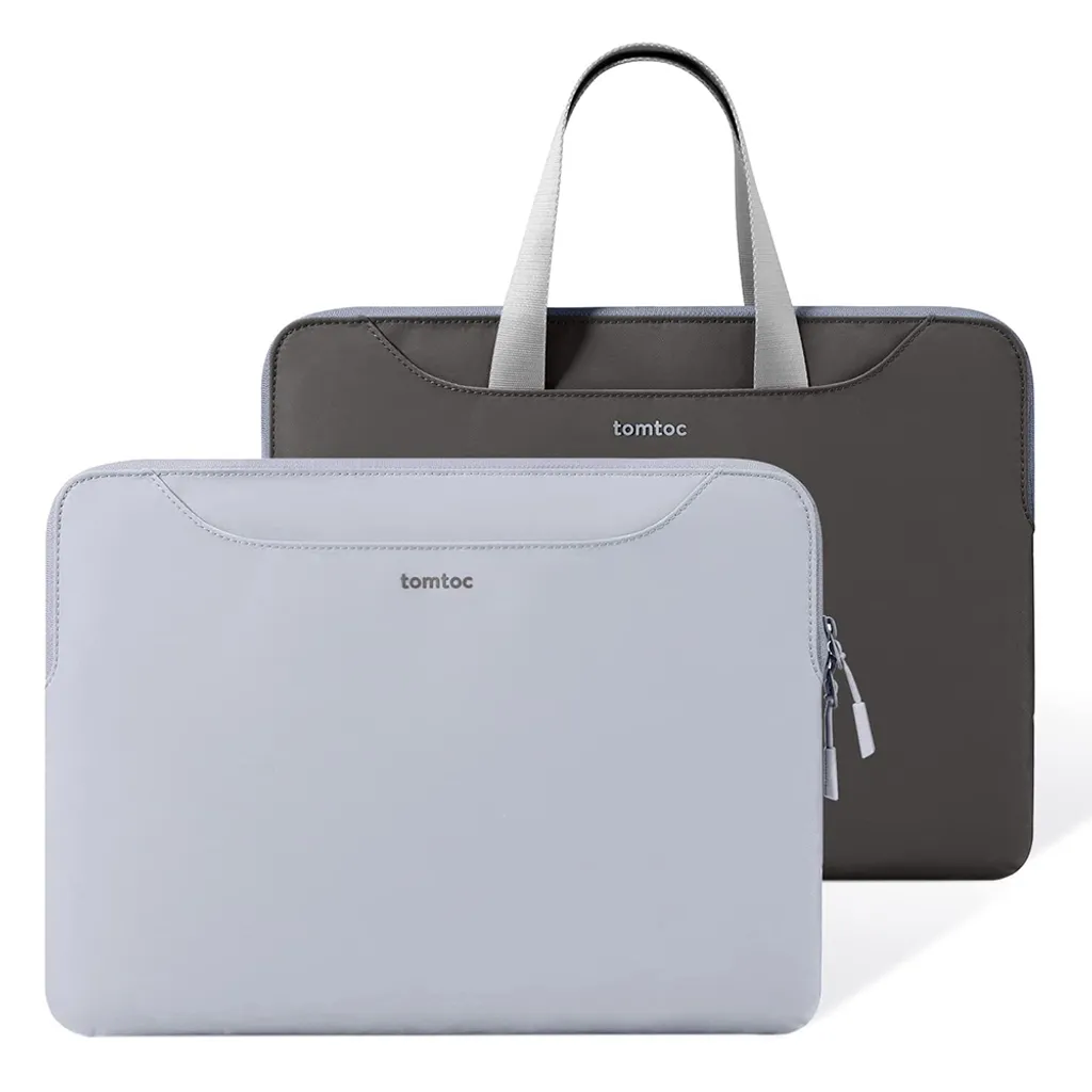 Borsa Laptop tomtoc 13.5" - Custodia Tablet e MacBook Slim - Blu/Grigio - 8