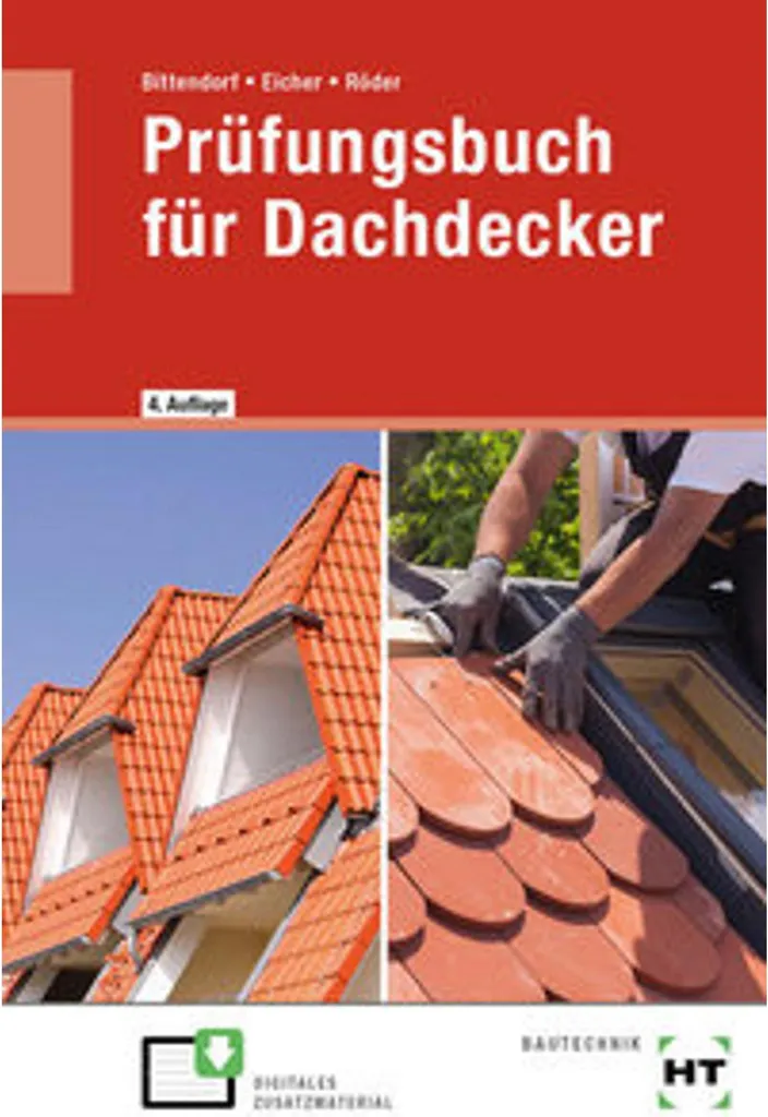 Prüfungsbuch für Dachdecker - Livre de préparation examen couvreur