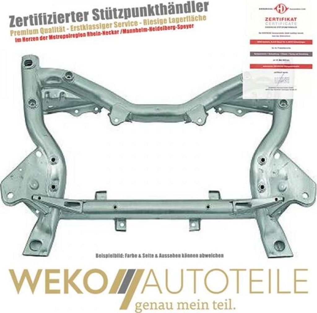 Hilfsrahmen/Aggregateträger vorne DIEDERICHS 1672219 für MERCEDES-BENZ