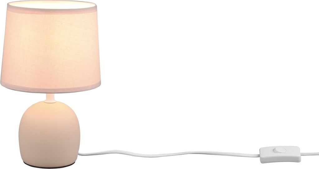 Lampa stołowa MALU beżowa 1xE14x40W ceramika / gips Zdjęcie produktu 