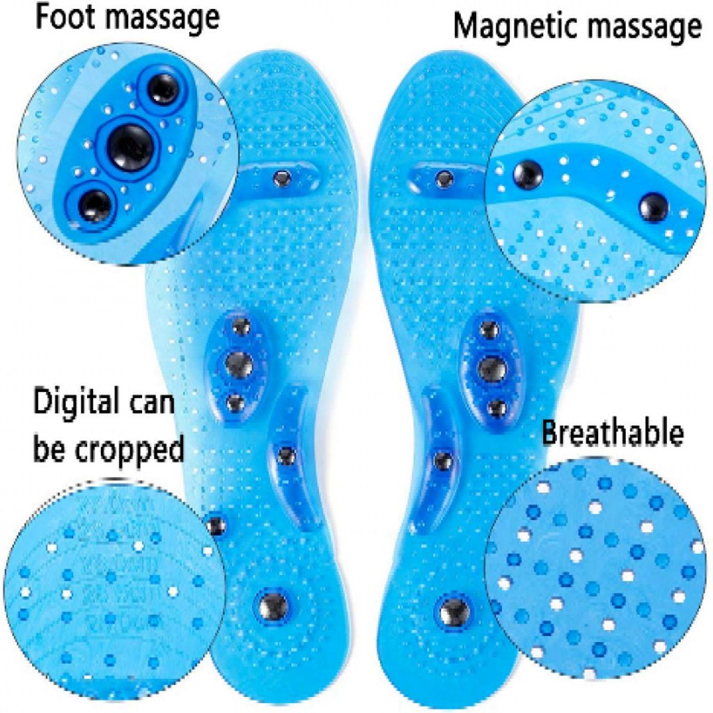 Relaxed Feet Magnetische Orthopädische Gel Einlegesohlen auch für Arbeitsschuhe 