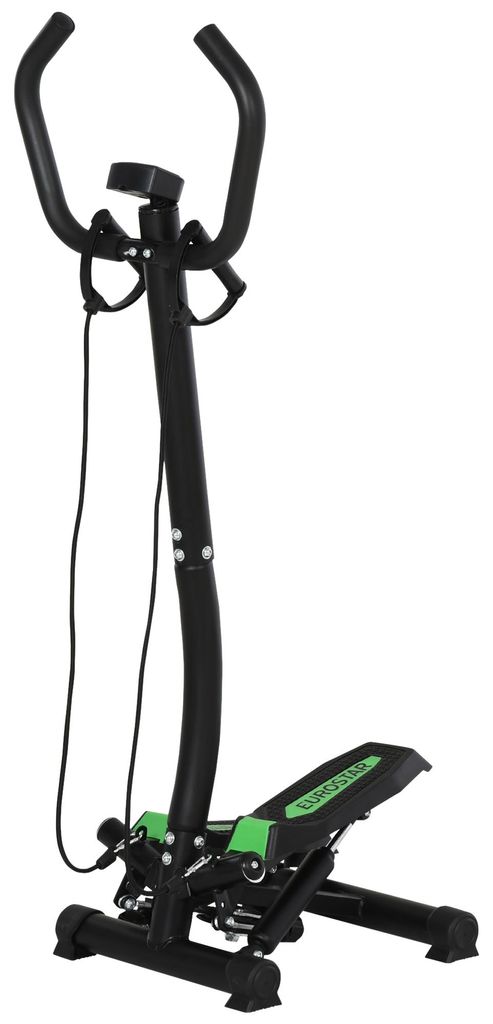 HOMCOM Stepper mit Haltegriff Trainingsbänder Sidestepper Produktbild 