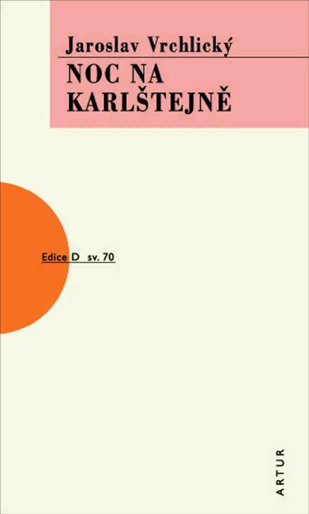 Livre Noc na Karlštejně par Jaroslav Vrchlický en Édition Brochée Rare