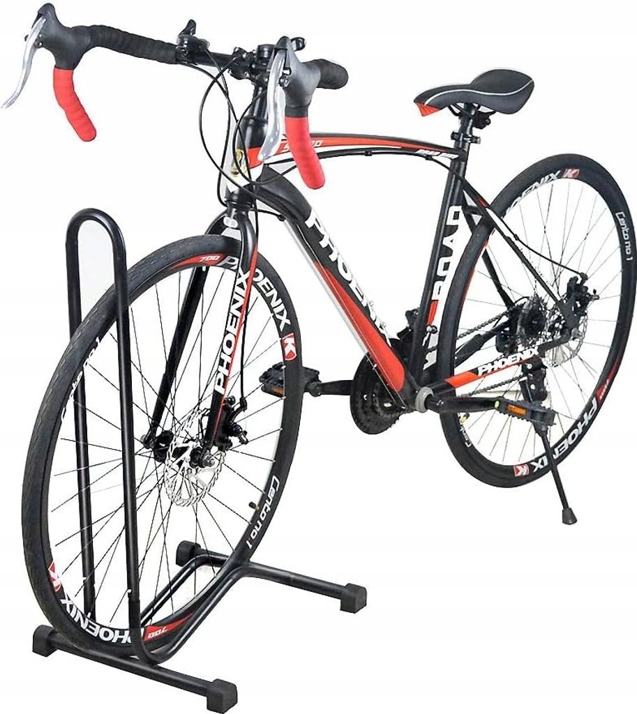 GEKO | Fahrradständer Boden, Freistehender Fahrradständer 16 bis 29 Zoll, Fahrradhalter