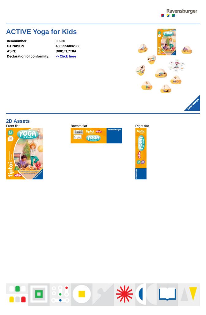 ACTIVE Yoga für Kinder Ravensburger 00230 Produktbild 