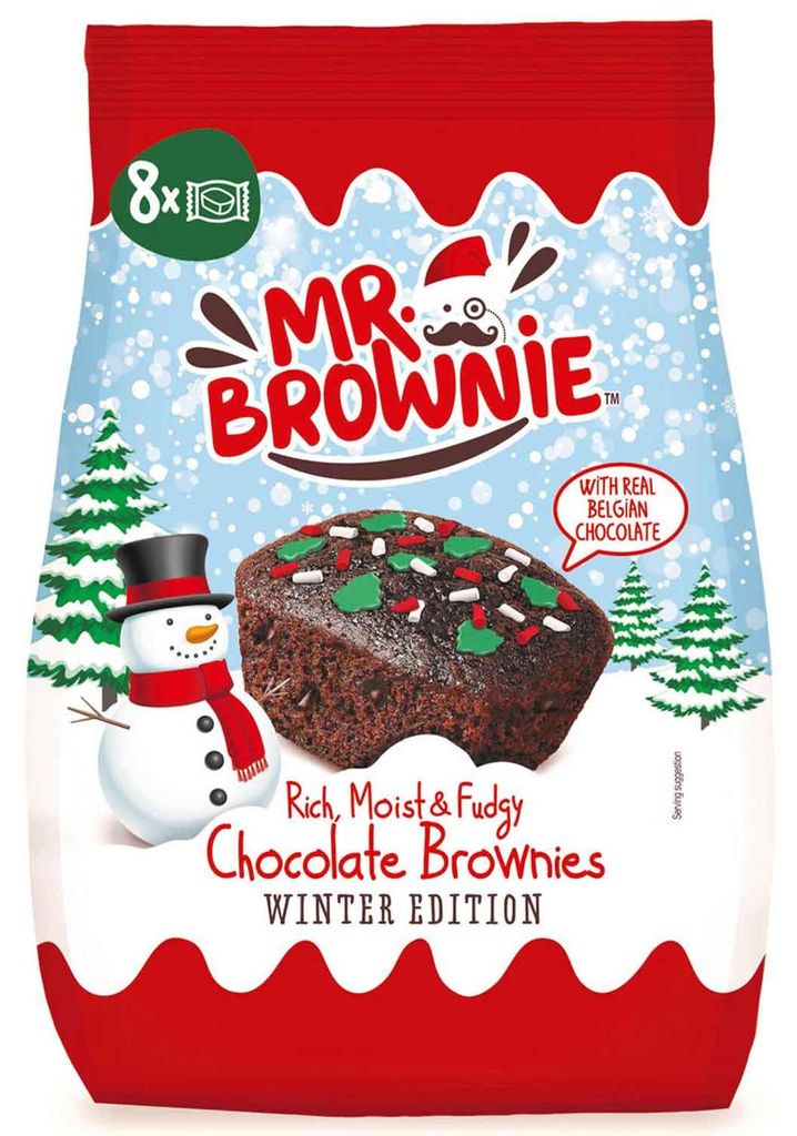 Mr. Brownie Chocolate Brownies Winter Edition 200g Produktbild 