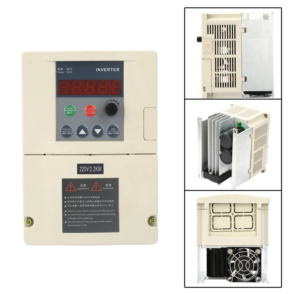 Convertisseur monophasé 2.2kW haute précision avec affichage digital - 3