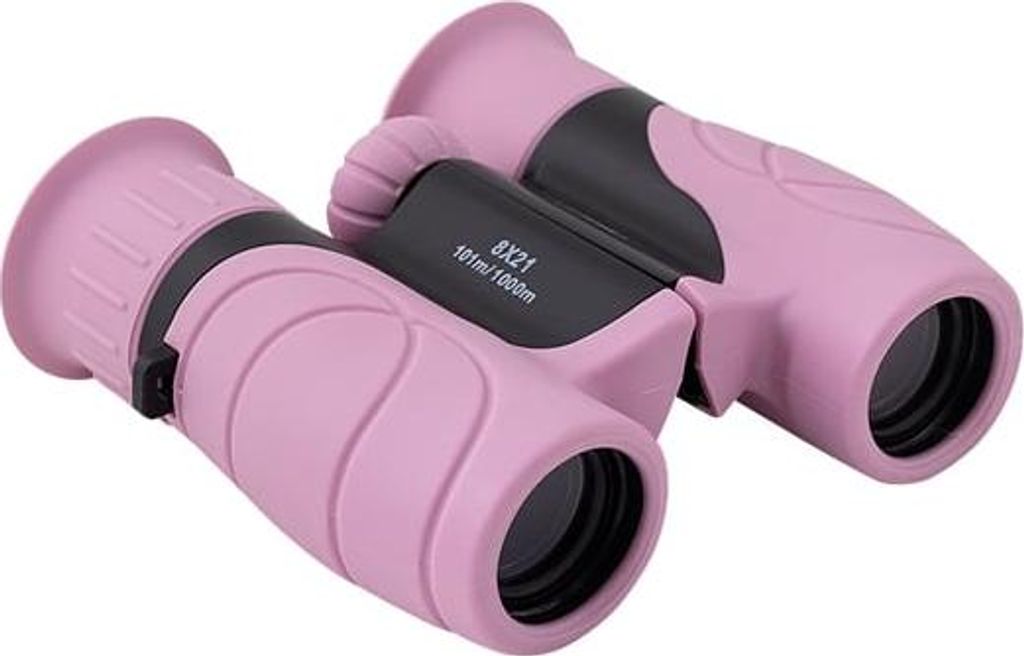 Kompaktes Kinderfernglas, 8x21, rosa