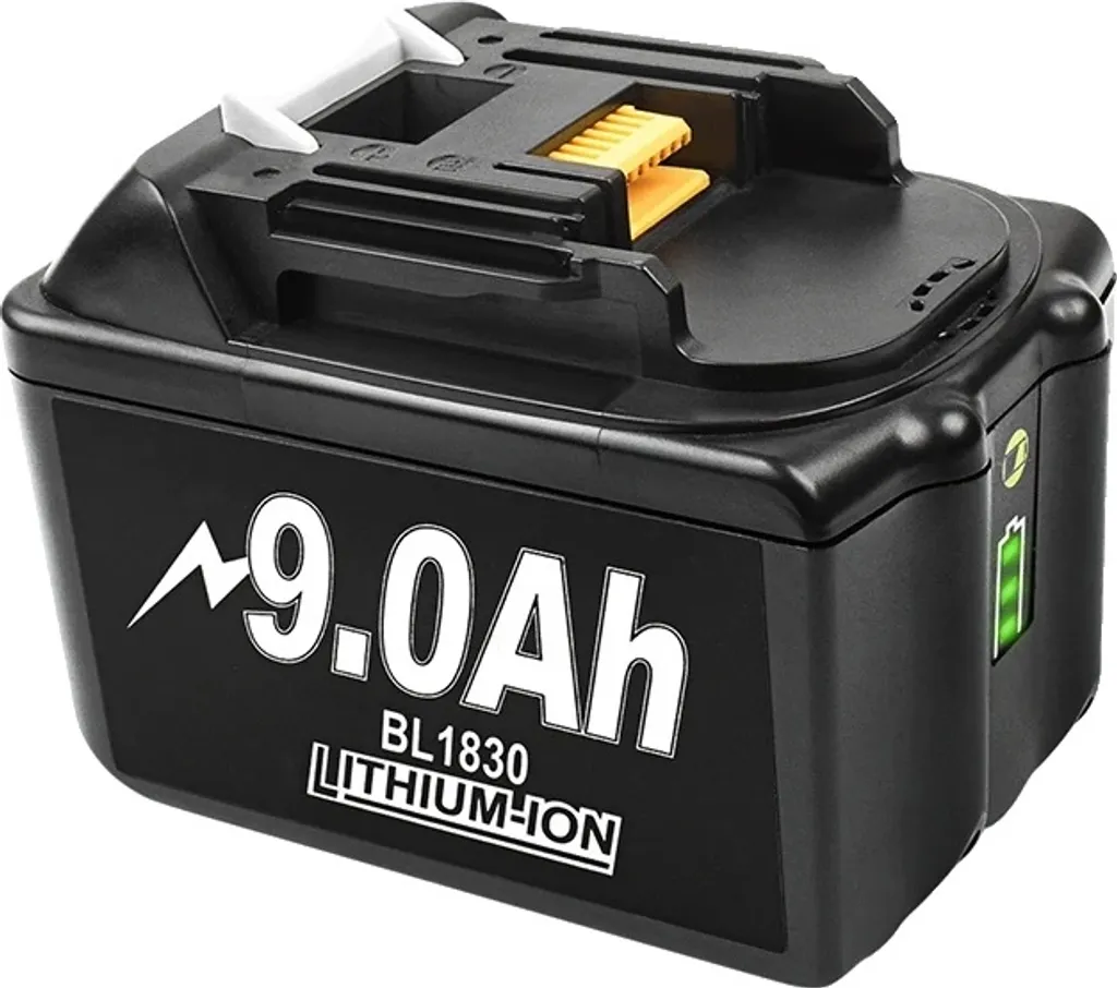 Finissez vos Travaux sans Coupure : Batterie 18V 9,0 Ah et Chargeur de 6A