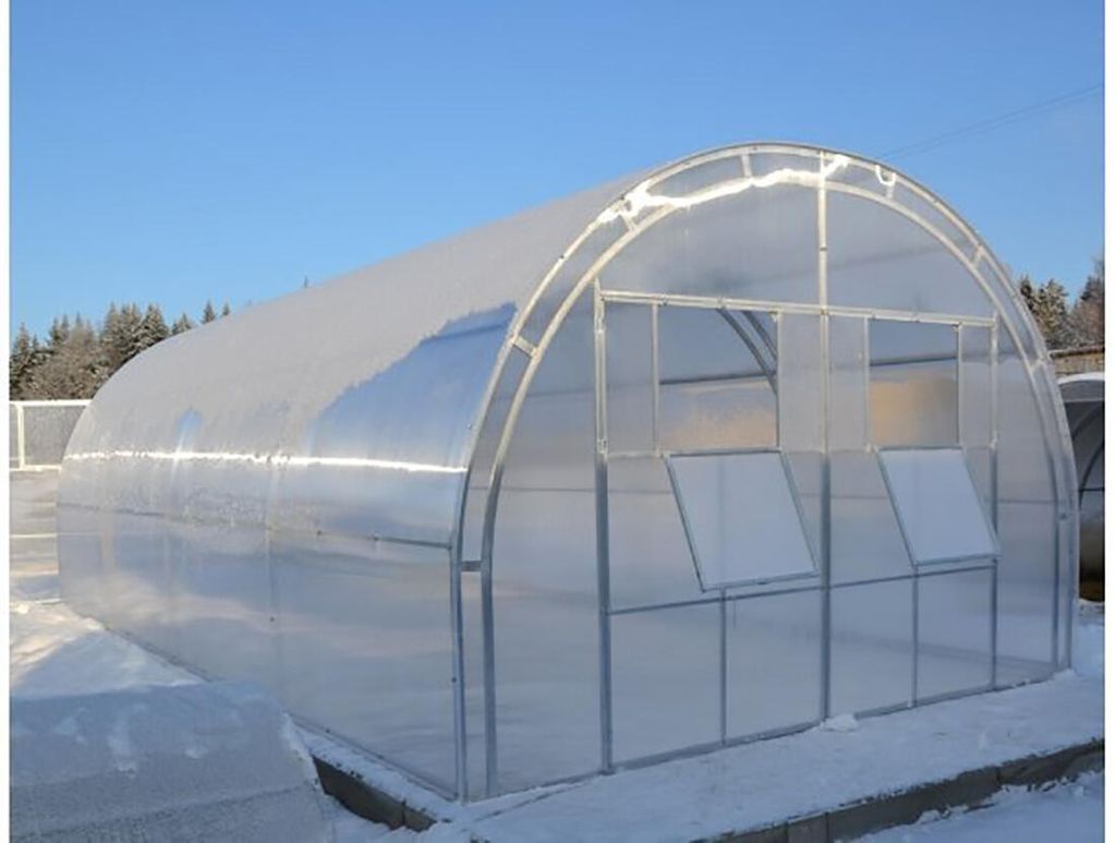 Gewächshaus GOLEM 4x4,03m Bogen, Polycarbonat