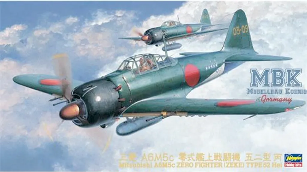 Modèle réduit Mitsubishi A6M5c Zero Type 52 Hei pour Collectionneur