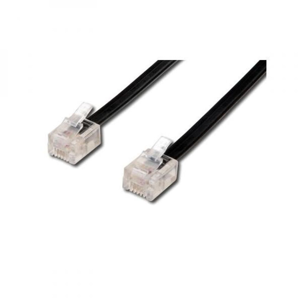 Neutralle Telefonní kabel 4 žíly RJ11 samec - RJ11 samec 10 Obrázek produktu 