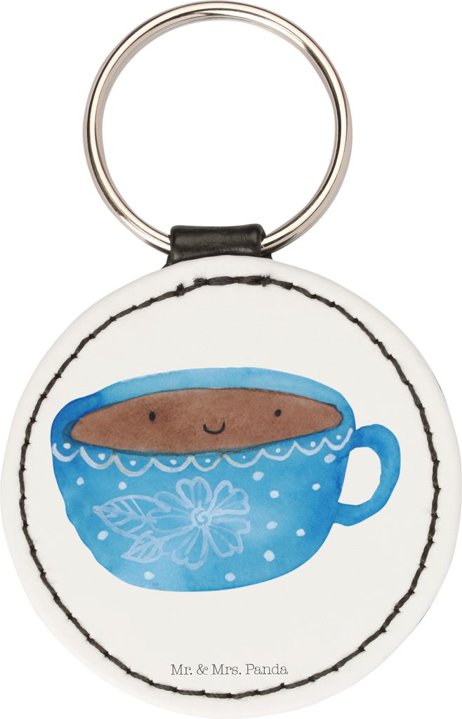 Mr. & Mrs. Panda Schlüsselanhänger Kaffee Tasse - Weiß - Geschenk, Lustige Sprüche, Taschenanhänger, Geschmack, Liebe, Anhänger, motiv, schl...