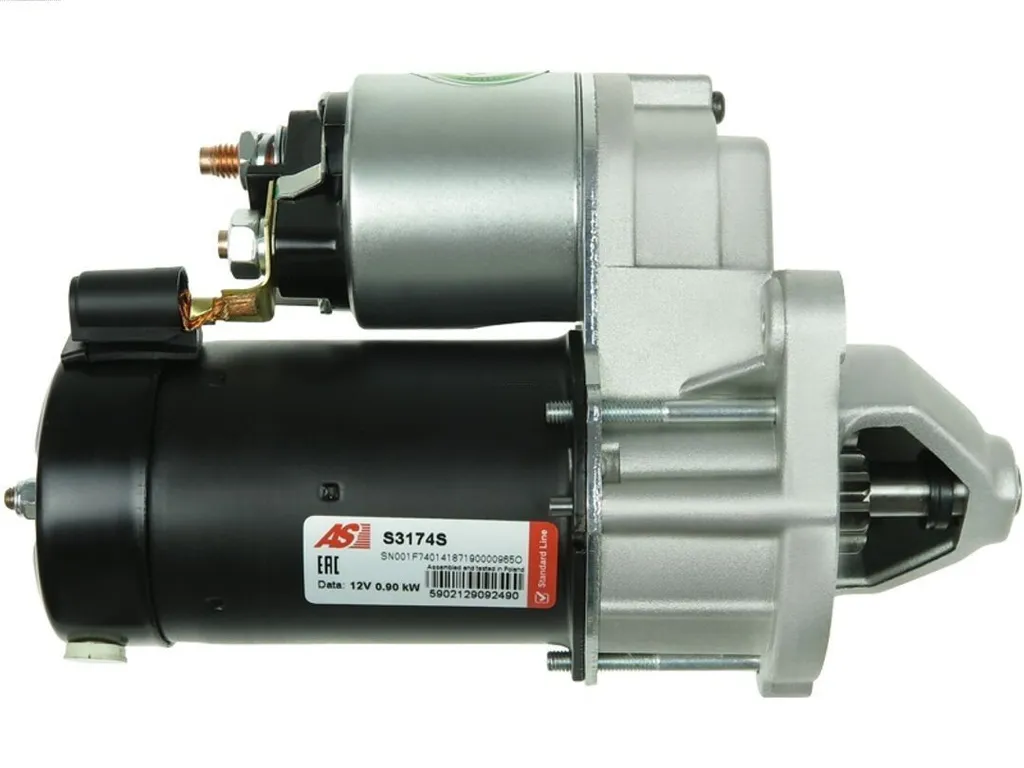 Démarreur robuste CS371 D6RA39 avec pignon 9 dents haute puissance - 7