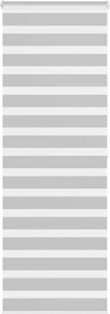 Maison Exclusive - Doppelrollo Hellgrau 90x200 cm Stoffbreite 85,9 cm Polyester