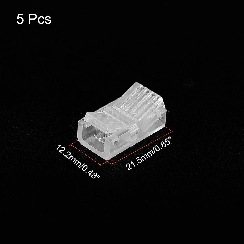 4 Polig 8mm LED Streifen Verbinder, 5 Stš¹ck LED l?tfrei Streifenverbinder RGB Unverdrahtete Clips fš¹r LED Lichtstreifen