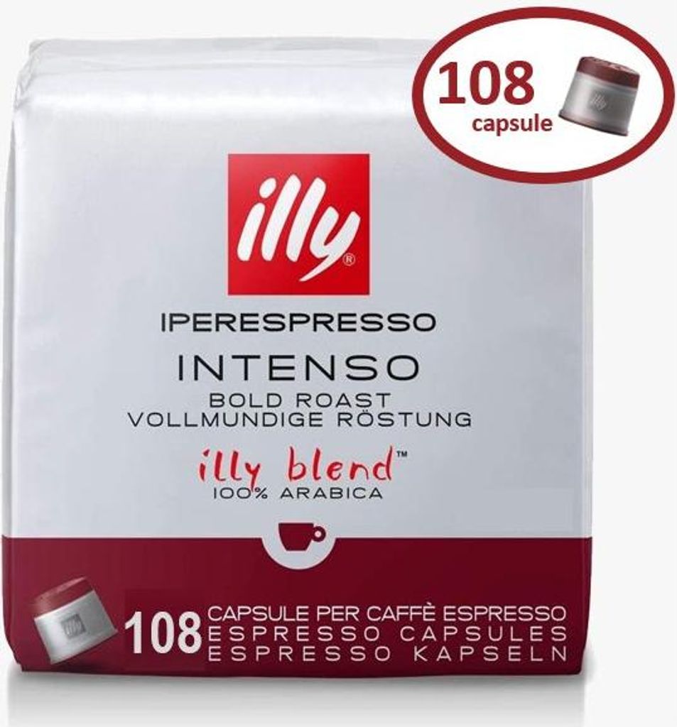 Illy Intenso Capsule caffè Tostatura scura 108 pz Immagine del prodotto 