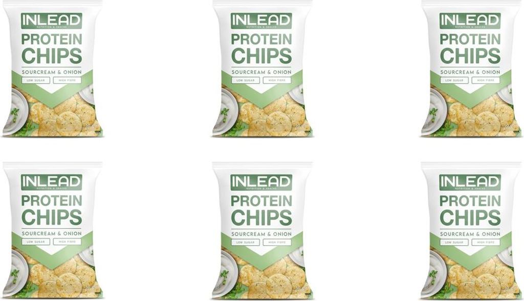 Inlead Protein Chips- 6x50 g Sourcream&Onion Produktbild 