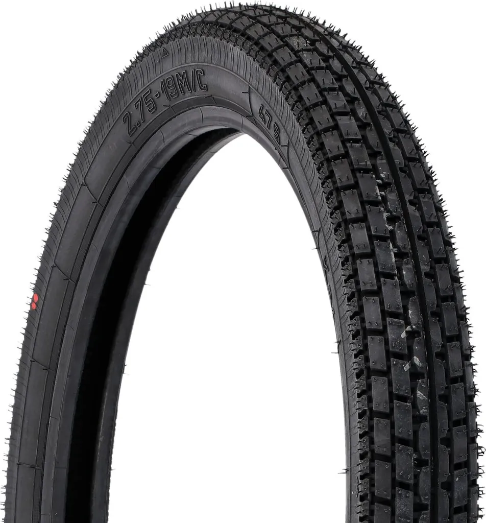 Pneu HEIDENAU K34 2.75-19 M/C 47S TT pour Moto Classique et Vintage