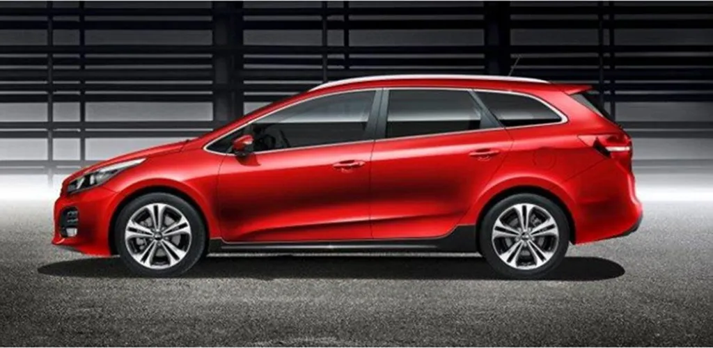 Jupes latérales bas de caisse pour Kia Ceed 2015-2018 noir