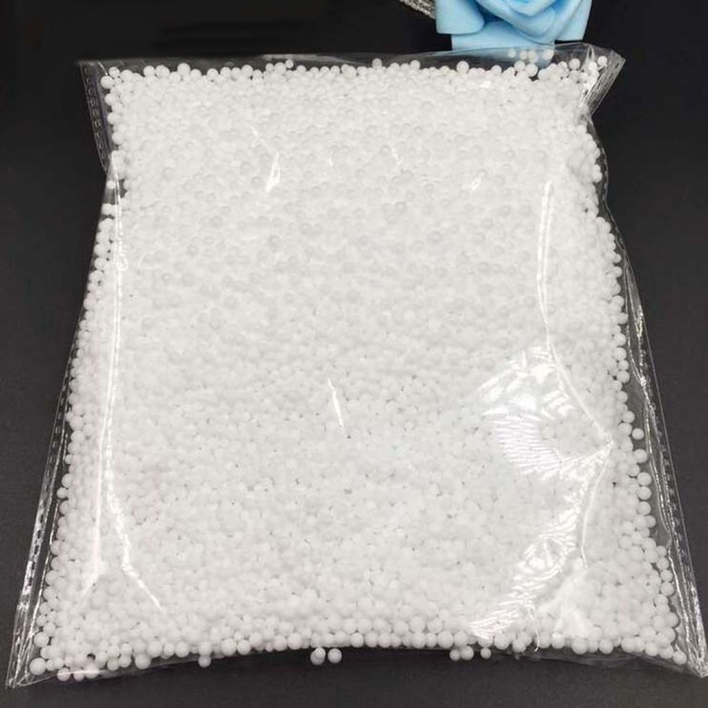1 Pack Mini -Filterschaumperlen Balls Kunsthandwerksbedarf DIY Dekorative Perlen-Weiße Schaumstoffperlen-Kugeln