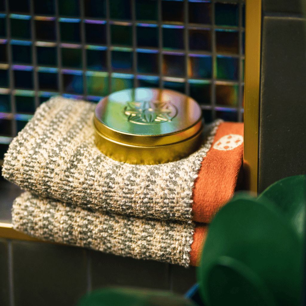 Kayori Handtuch Kakeyu Farbe Grün Größe 50x100