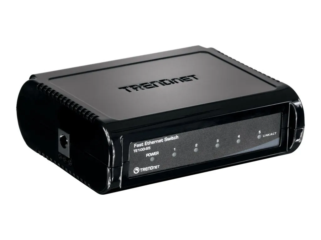Switch Ethernet 5 Ports Fast 10/100 Boîtier Métal Silencieux et Compact - 4