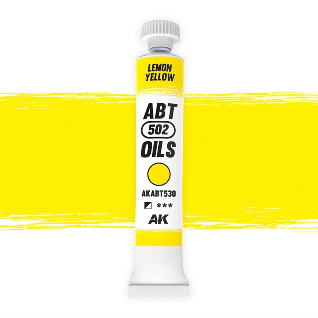 AK Interactive Oil Paints Lemon Yellow