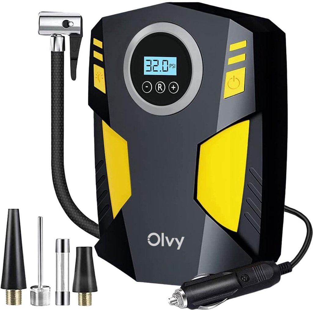 Olvy Compressor Bandenpomp - Luchtcompressor 12V - Productafbeelding 