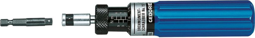GEDORE QUICKSET 50 FH Drehmomentschrauber Typ Quickset 5-50 lbf.in, 2282437