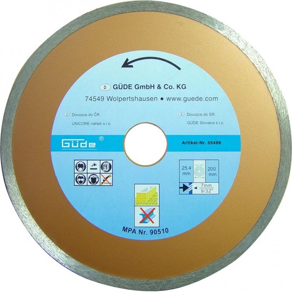 Diamantový Kotouč 200X25,4 Mm Obrázok produktu 