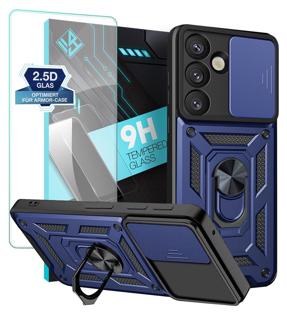Armor Handyhülle für Samsung Galaxy S25 mit 9H Displayglas Produktbild 
