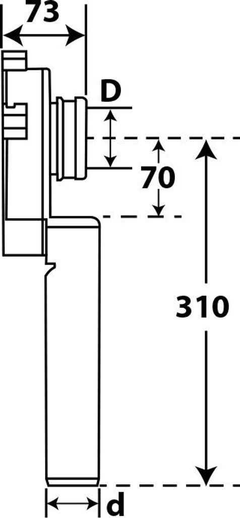 HAAS PE-Urinalabsaugesiphon OHA 6290, senkrecht DN 50 Produktbild 