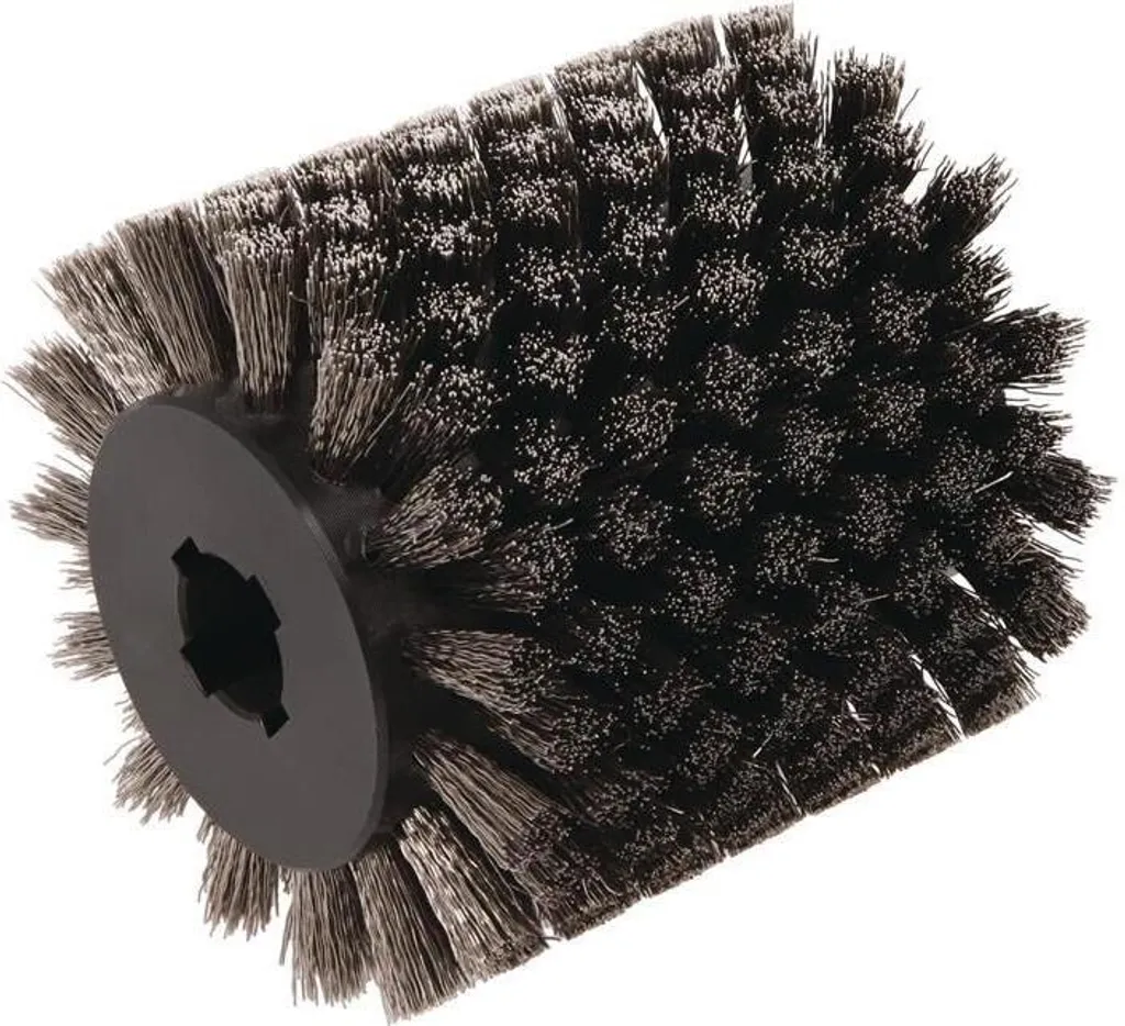 Spazzola Tonda Osborn 100mm Acciaio - Rullo Professionale 4 Chiavette