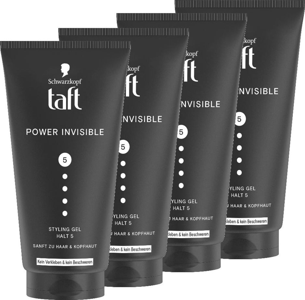 TAFT Gel Power Invisible 150ml, 4x 150ml
