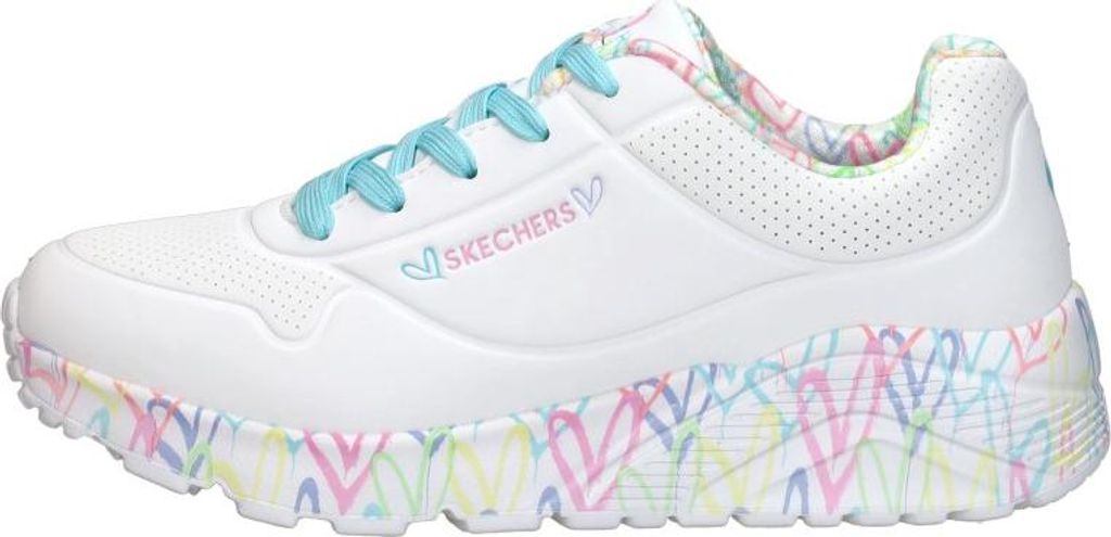 Skechers JGoldcrown: Uno Lite  Sneakers Laag - Wit - Maat Produktbild 