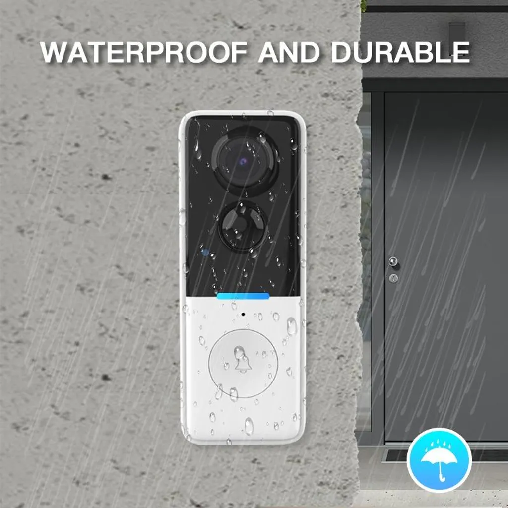 Sonnette Vidéo HD avec Audio Bidirectionnel et Coque de Protection Extérieure - 3