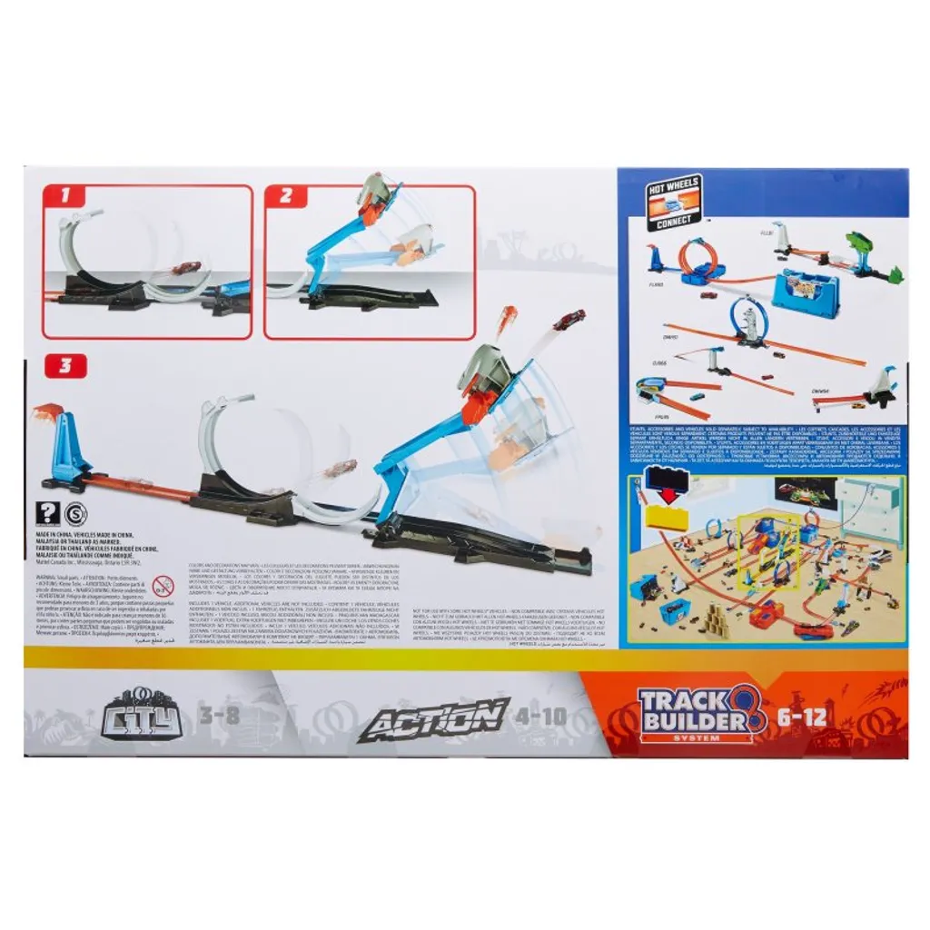 Hot Wheels Lancement de Fusée avec Cascade Transformable et Circuit 3en1 - 5