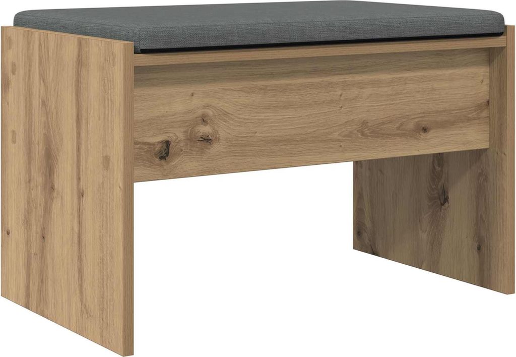 Flurbank mit Kissen Artisan-Eiche 63 x 38 x 40 cm