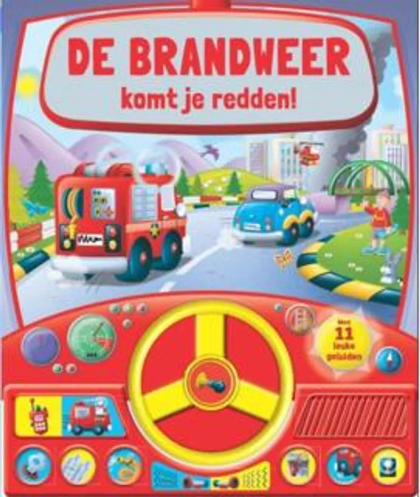 Livre Éveil Sonore Pompiers : Idéal pour l'Apprentissage des Petits