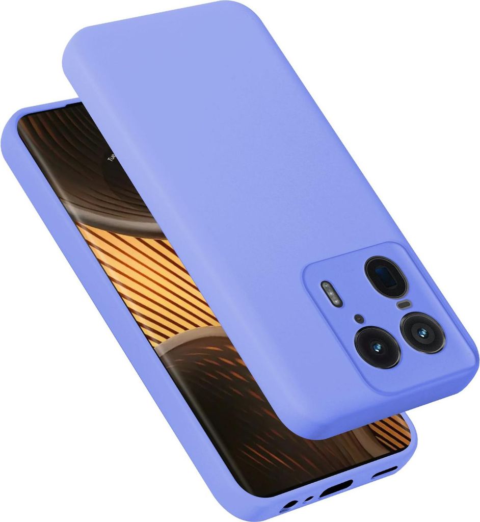 Cadorabo Hülle für Motorola Moto Edge 50 Ultra Hülle Silikon Handyhülle Case aus flüssigem Silikon, Kratzfeste und stoßfeste Schutzhülle fü...
