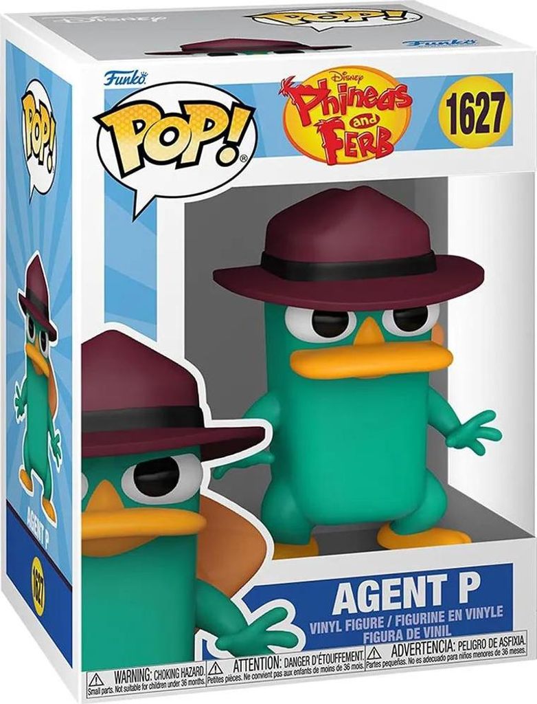 Statuetta Funko POP Phineas and Ferb 1627 Agent P Immagine del prodotto 