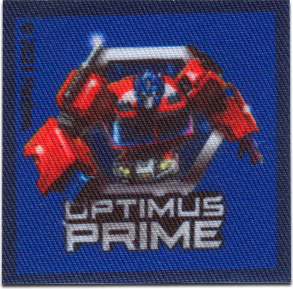 Hasbro Transformers Optimus Prime - Aufnäher, Bügelbild, Aufbügler, Applikationen, Patches, Größe: 5,5 x 5,5 cm