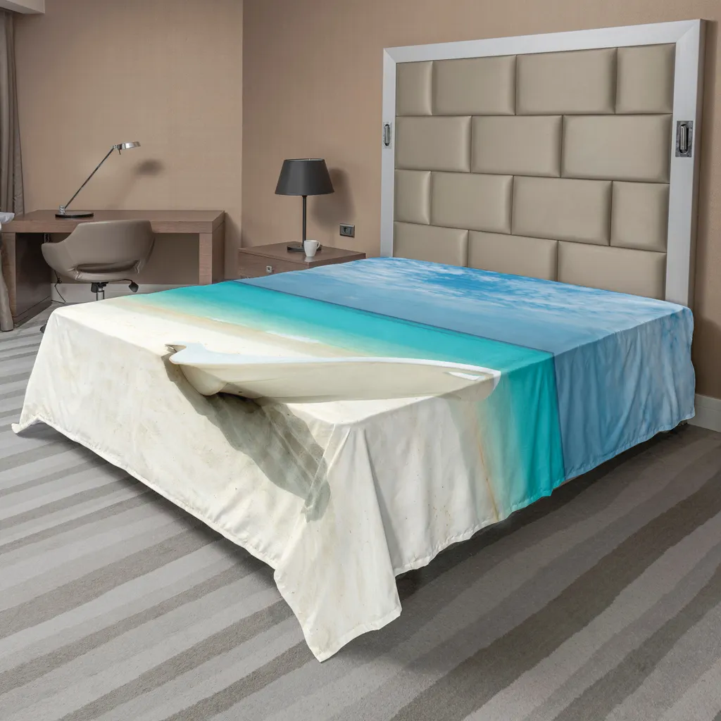 Drap de lit doux et confortable Imprimé Photographique Plage 275 x 260 cm