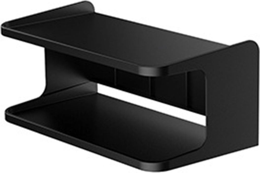 Universeller doppelschichtiger Hänge-Organizer für das Bett. Großes Lagerregal für das Bett. Stark belastbarer, an der Wand montierter Nachttis...