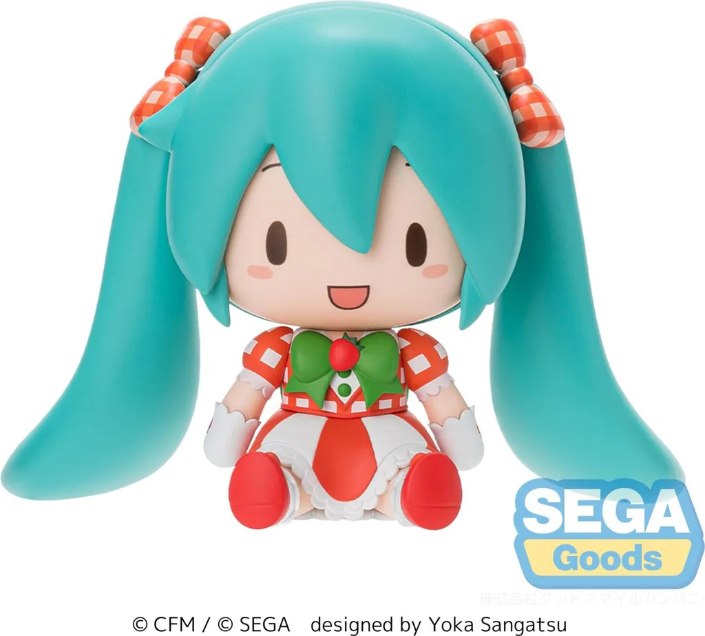 Mini Figurine de Collection Hatsune Miku Robe Fraise Sega 8 cm PVC